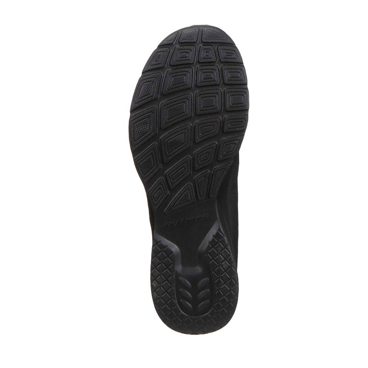 Sneakers Mujer Skechers Eazy Feelz Negro-Negro